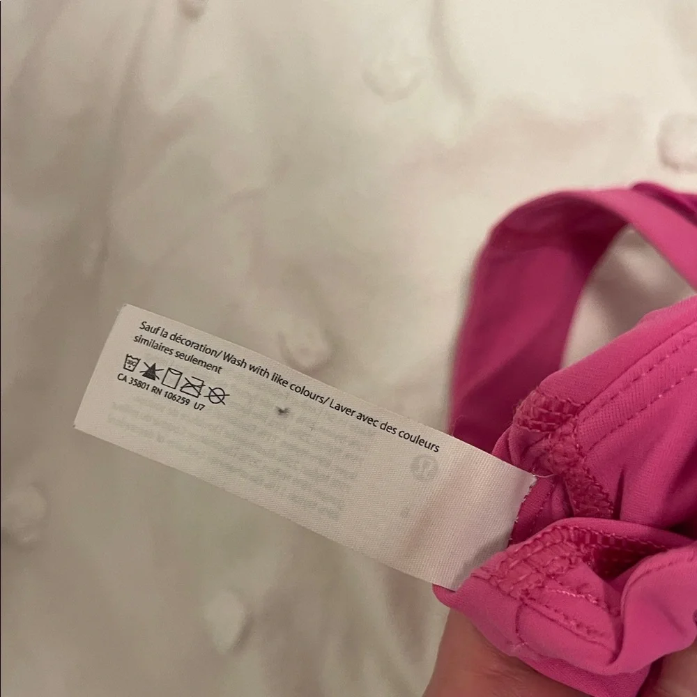 lululemon athletica Pink Racerback High-Support Sports Bra - Picture 6 of 8
